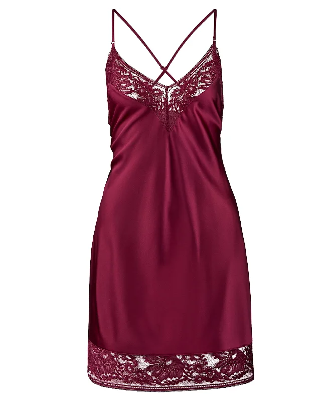 Aubade Midnight Whisper Nightie Crimson