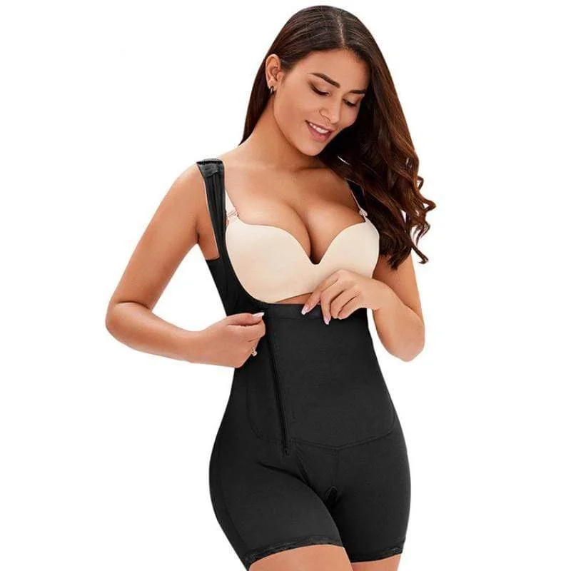 Women Underbust Slimming Shapewear Short Faja With Side Zipper